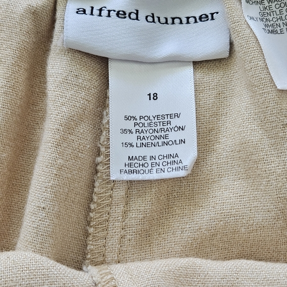 Alfred Dunner Textured Trouser - Picture 4 of 6